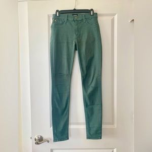 Women’s Hudson Jeans Green Nico Super Skinny Midrise - sz 27